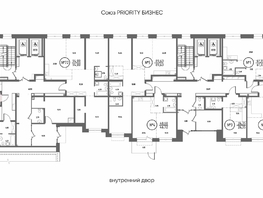 Продается 2-комнатная квартира ЖК СОЮЗ ПРИОРИТИ МАХ, д. 4, 63.73  м², 10840000 рублей