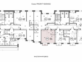 Продается 1-комнатная квартира ЖК СОЮЗ ПРИОРИТИ МАХ, д. 4, 42.48  м², 9345600 рублей