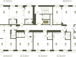 Продается 1-комнатная квартира ЖК Верба, 44.3 м², 11584450 рублей