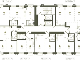 Продается 2-комнатная квартира ЖК Верба, 56.04 м², 13009486 рублей