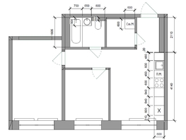Продается 2-комнатная квартира ЖК Стрижи Сити, блок-секции 8,9, 51.7 м², 13570000 рублей