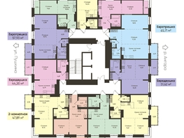 Продается 1-комнатная квартира ЖК Новые Горизонты на Пушкина, б/с 5, 47.89  м², 8700000 рублей