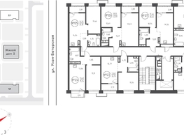Продается 1-комнатная квартира ЖК СОЮЗ PRIORITY, дом 2, 36.74  м², 9240110 рублей