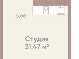 Продается 1-комнатная квартира ЖК Новые горизонты на Советской, д 1, 31.47  м&sup2;, 6500000 рублей