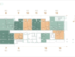 Продается 2-комнатная квартира ЖК Фамилия, дом 1, 80.68  м&sup2;, 12505400 рублей