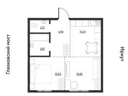 Продается 2-комнатная квартира ЖК Затон, блок-секция 3, 44.24  м&sup2;, 6989920 рублей