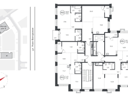 Продается 3-комнатная квартира ЖК СОЮЗ Приорити, дом 4, 114.72  м&sup2;, 20510000 рублей
