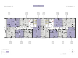 Продается 2-комнатная квартира ЖК Зенит, 3 этап, 66.24  м&sup2;, 9339840 рублей