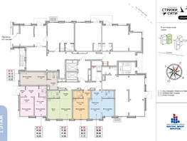 Продается 2-комнатная квартира ЖК Стрижи Сити, блок-секции 6,7, 44.53  м&sup2;, 9351300 рублей