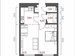 Продается 2-комнатная квартира ЖК Салют, 47.91  м&sup2;, 9821550 рублей