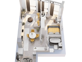 Продается 1-комнатная квартира ЖК Звезды, дом 2, 51.47  м&sup2;, 14800000 рублей
