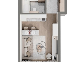 Продается 1-комнатная квартира ЖК Стрижи Сити, блок-секции 6,7, 26.04  м&sup2;, 6900600 рублей