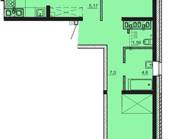 Продается 3-комнатная квартира ЖК Мега, дом 4, 81.06  м&sup2;, 8517600 рублей