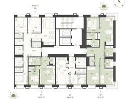 Продается 2-комнатная квартира ЖК Верба, 44  м&sup2;, 11818400 рублей