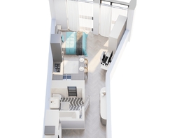 Продается 1-комнатная квартира ЖК Звезды, дом 3, 26.5  м&sup2;, 11062000 рублей