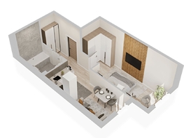 Продается 1-комнатная квартира  ЖиВой комплекс на Кузьмихе, 34.45  м&sup2;, 6000000 рублей