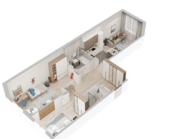 Продается 2-комнатная квартира  ЖиВой комплекс на Кузьмихе, 75.72  м&sup2;, 10500000 рублей