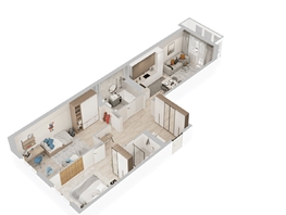Продается 2-комнатная квартира  ЖиВой комплекс на Кузьмихе, 78.33  м&sup2;, 11250000 рублей