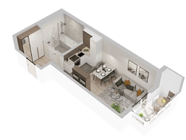 Продается 1-комнатная квартира  ЖиВой комплекс на Кузьмихе, 32.5  м&sup2;, 5500000 рублей