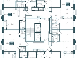 Продается 4-комнатная квартира ЖК Бродский, 1-я очередь, 107.56  м&sup2;, 21990000 рублей