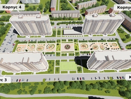 3-комнатная квартира, 64.1 м², 12/15 этаж