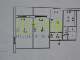 3-комнатная квартира, 61 м², 5/9 этаж