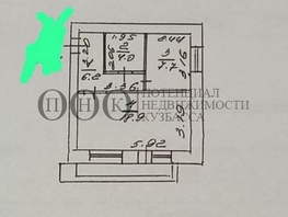 Продается 1-комнатная квартира Авроры ул, 39  м², 3870000 рублей