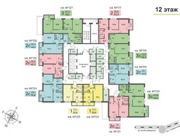 Продается 2-комнатная квартира ЖК Планета, корпус 2, 41.5  м², 5802955 рублей
