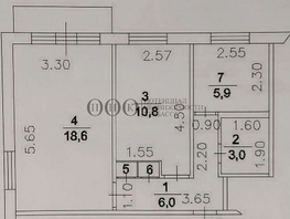 Продается 2-комнатная квартира Калинина ул, 45.1  м², 5140000 рублей