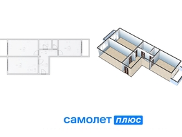 Продается 2-комнатная квартира Космическая ул, 65  м², 7750000 рублей