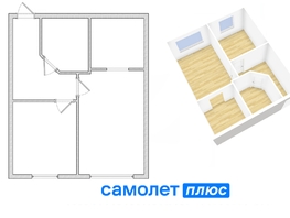 Продается 2-комнатная квартира Молодежная ул, 40.3  м², 5390000 рублей