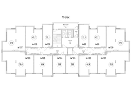 Продается 2-комнатная квартира ЖК Сити-парк, дом 9, 57  м², 6840000 рублей