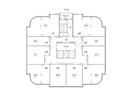 Продается 2-комнатная квартира ЖК Панорама, (Октябрьский, 32а к.1), 51.9 м², 7774620 рублей