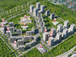 Продается 3-комнатная квартира ЖК Верхний бульвар-2, дом 53 корп 2, 74.6 м², 10150000 рублей