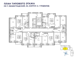 Продается 1-комнатная квартира ЖК Верхний бульвар-2, дом 53 корп 2, 38.3 м², 5718600 рублей