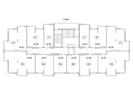 Продается 1-комнатная квартира ЖК Сити-парк, дом 2, 28.9 м², 3843700 рублей