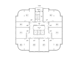 Продается 3-комнатная квартира ЖК Панорама, (Октябрьский, 32а к.1), 84.7 м², 12717705 рублей