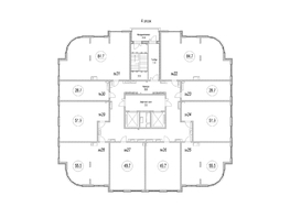 Продается 3-комнатная квартира ЖК Панорама, (Октябрьский, 32а к.1), 84.7 м², 12802405 рублей