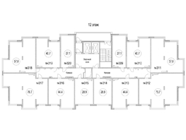 Продается 1-комнатная квартира ЖК Новоильинка, 40.7  м², 6064300 рублей