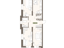 Продается 3-комнатная квартира ЖК НОВА на Московском, 77.92  м², 11664624 рублей