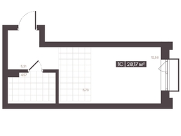 Продается 1-комнатная квартира  Жилой квартал «Моне», 28.17  м&sup2;, 5197365 рублей