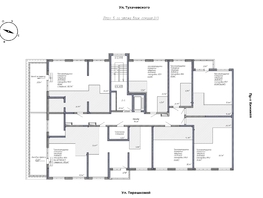 Продается 2-комнатная квартира ЖК Уютный квартал, дом 2, 53.3  м&sup2;, 8661250 рублей