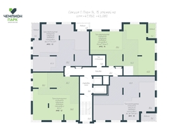 Продается 3-комнатная квартира ЖК Чемпион-парк, дом 2, 115.5  м&sup2;, 17902500 рублей