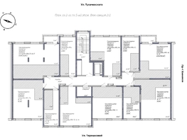 Продается 3-комнатная квартира ЖК Уютный квартал, дом 2, 71.9  м&sup2;, 10461450 рублей