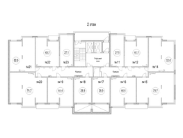 Продается 1-комнатная квартира ЖК Новоильинка, 2 этап, 44.4  м&sup2;, 6593400 рублей