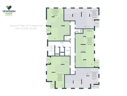 Продается 5-комнатная квартира ЖК Чемпион-парк, дом 2, 98.4  м&sup2;, 15153600 рублей