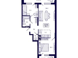 Продается 3-комнатная квартира ЖК Gorizont (Горизонт), 81.1 м², 10990000 рублей