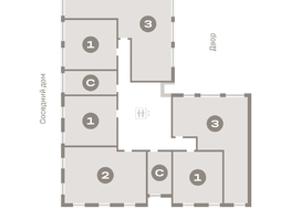 Продается 1-комнатная квартира ЖК Европейский берег, дом 45, 48.03 м², 7490000 рублей