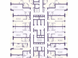 Продается 2-комнатная квартира ЖК Астон. Шесть звёзд, 2, 46.57 м², 6450000 рублей