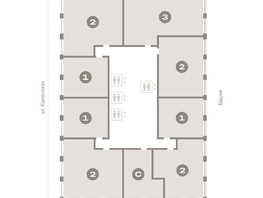 Продается 1-комнатная квартира ЖК Мылзавод, дом 9, 45.33 м², 9250000 рублей